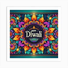 Happy Diwali Images Templates Design S (10) Art Print