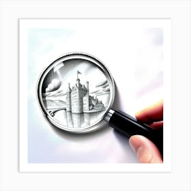 Magnifying Glass 1 Art Print