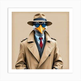 Detective Goose 1 Art Print