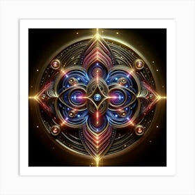 Fractal Mandala 3 Art Print