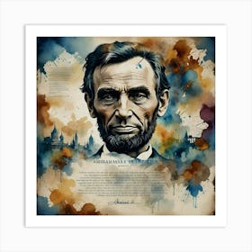 Abraham Lincoln 9 Art Print