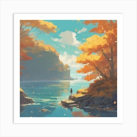 Autumn Landscape 7 Art Print