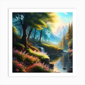 Fairytale Landscape 1 Art Print