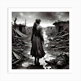 The Glorious Spoils of War: There Are No Winners In War Art Print