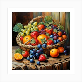 Fruit Basket Art Print