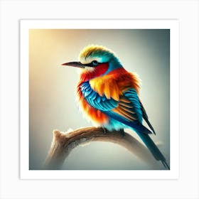 Colorful Bird 7 Art Print