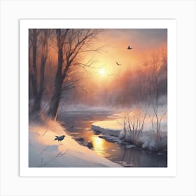 Winter Landscape 2 Art Print