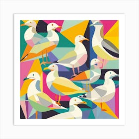 Seagulls 4 Art Print