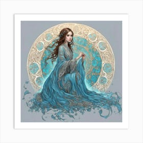 fantasy princess Art Print