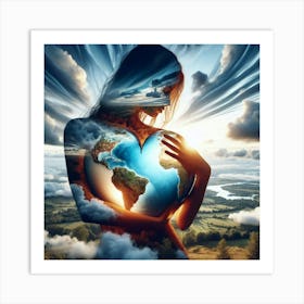 Earth Is In Your Heart Art Print