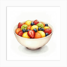 Bowl Of Fruit Art Print