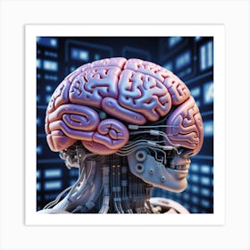 Brain Of A Robot 9 Art Print