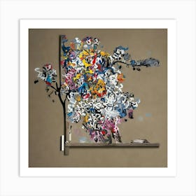 Graffiti Tree Art Print