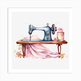 Sewing Machine Art Print