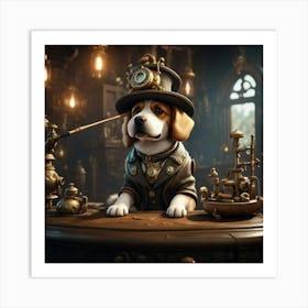 professor mutley Art Print