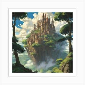 Castle In The Sky Art Print