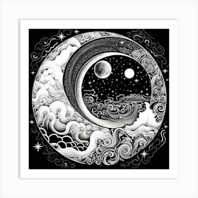 Yin And Yang 24 Art Print