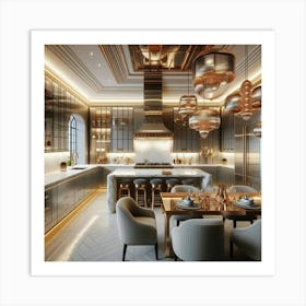 Modern Kitchen Design Art Print