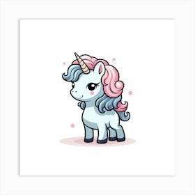 Cute Unicorn 716 Art Print