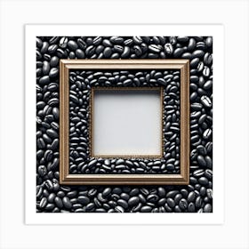 Coffee Beans Frame 1 Art Print