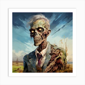 Zombies Vs Zombies Art Print