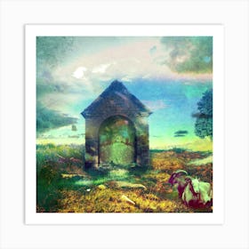 Goats Art Print