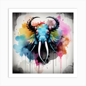 Digital Graffiti Artwork Art Print