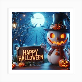 Happy Halloween 7 Art Print