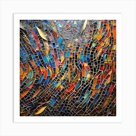 Mosaic Art 5 Art Print