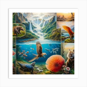 World Of Animals Art Print