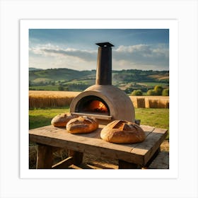 Pizza Oven In The Countryside 1 Art Print