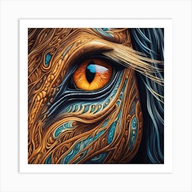 Eye Of The Dragon 1 Art Print