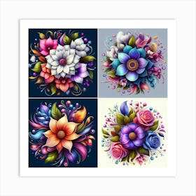 Floral Bouquet 2 Art Print