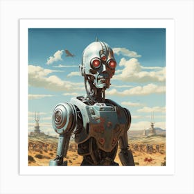 Star Wars Robot Art Print