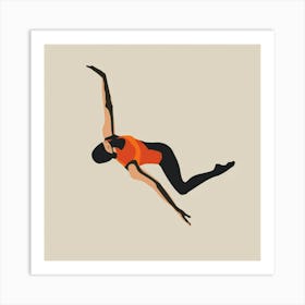 Acrobatic Gymnast 2 Art Print