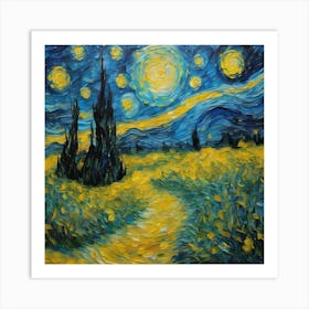 Starry Night 8 Art Print