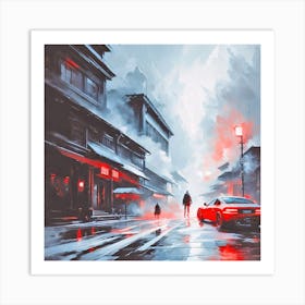 Asian City Art Print