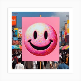 Smiley Face 18 Art Print