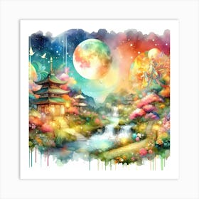 Asian Landscape 13 Art Print