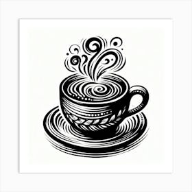 Cup of coffee 3 Art Print