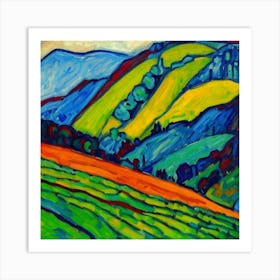 Green Valley Art Print