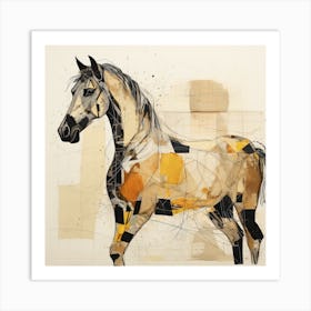 Abstract Equines Collection 6 Art Print