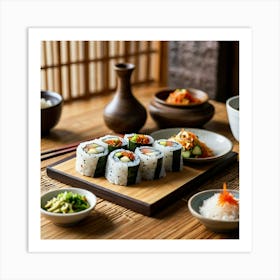 Asian Food Art Print