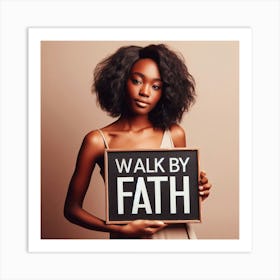 Walk By Faith 1 Art Print