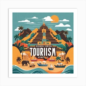 Tourism In Asia Art Print