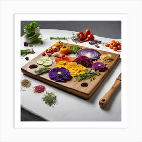 Cutting Board Art Print