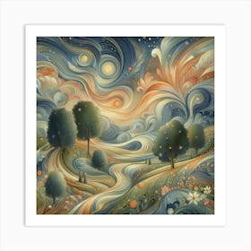 Starry Night Art Print