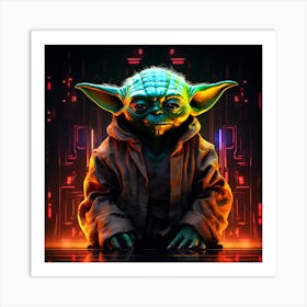 Star Wars Yoda Art Print