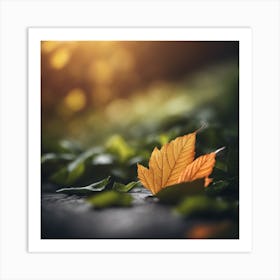 Autumn Leaf 1 Art Print