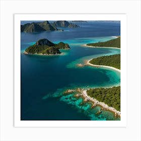 Tasmanian Islands Art Print